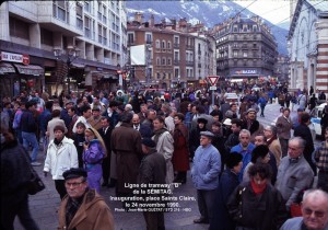 Ligne de tram ''B''  = inauguration