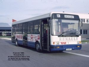 Renault R 312 de démonstration sur la ligne 34