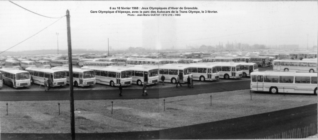 Trans Olympe aux JO de Grenoble = Gare d'Alpexpo