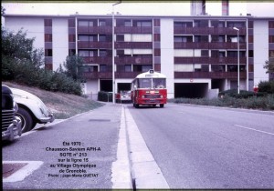 ligne 15 Village Olympique, été 1970