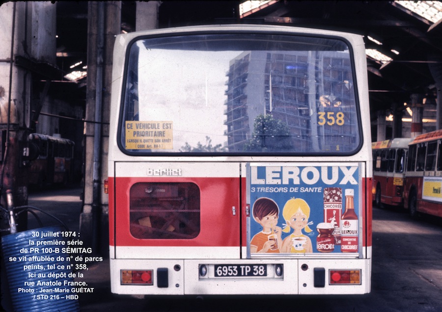 Berliet PR 100B n°358  Standard 216 – Histo Bus Grenoblois