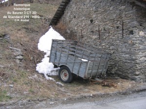 Remorque historique du Saurer © R. Audier